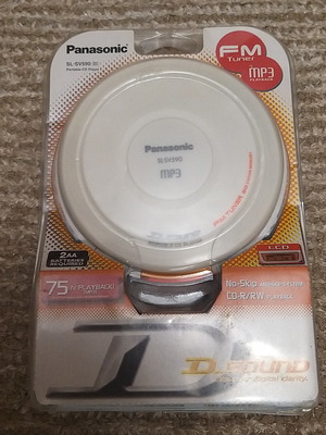 PANASONIC SL-SV590 VINTAGE CD Player (mp3) - FM Radio.