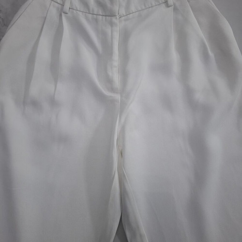 Zara high-waisted white pants with pleats size XS like new