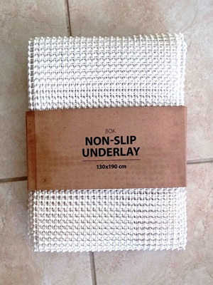 BOK HYBEN non-slip rug underlay 130x190 cm, sealed