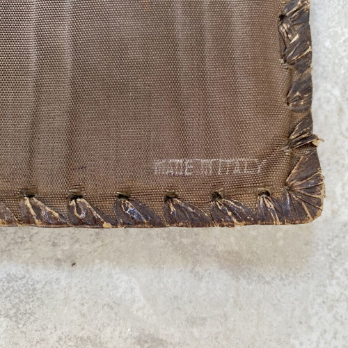 Vintage leather diary or document folder used