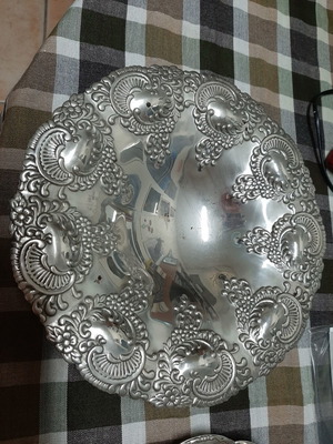Antique serving trays used, set of 3