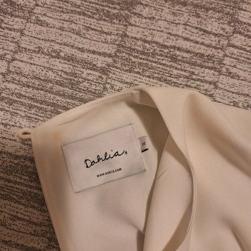 Dahlia white blouse with lace detail like new