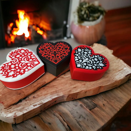 Heart box new 3D printed decorative