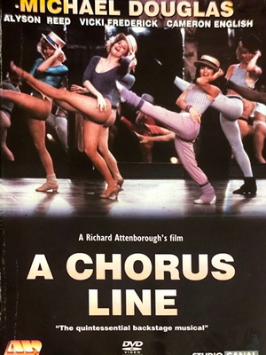 A Chorus Line DVD used, musical drama with Michael Douglas, subtitles