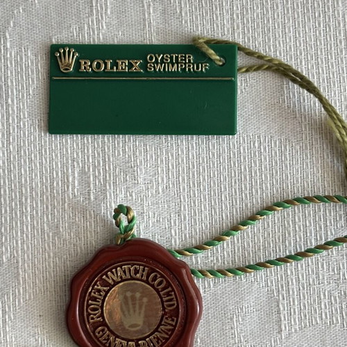 Rolex Original Watch Case with Serial Code and Tags like new