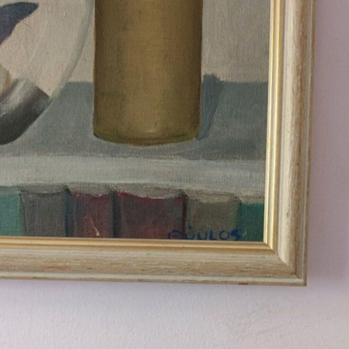 Signed painting 44x33 cm used