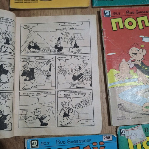 Popeye used comics pack of 11 issues 1978-1979