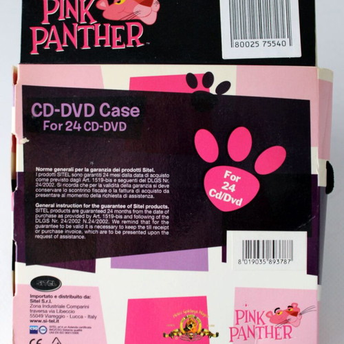 Pink Panther CD-DVD Case for 24 CDs sealed, 2008