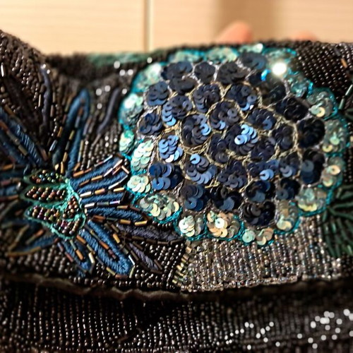 Accessorize evening bag like new with full embroidery