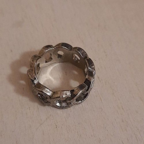 Ring new with chain design silver