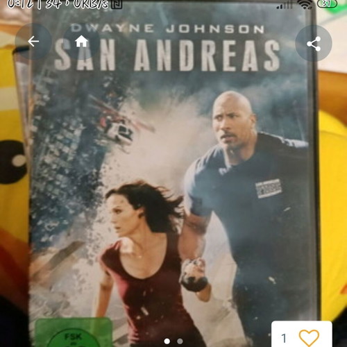 San Andreas DVD with English and German voice
