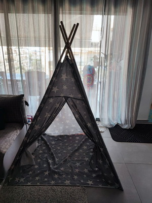 NUKIDO children's Indian tent gray used