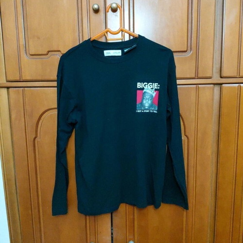 Zara The Notorious B.I.G. long-sleeve shirt like new, size S