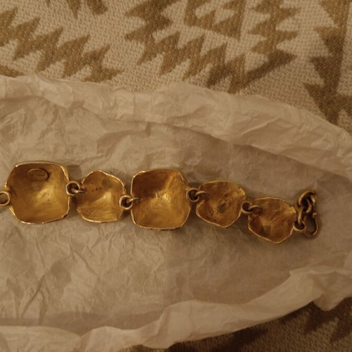 Hermes vintage bracelet, gold color
