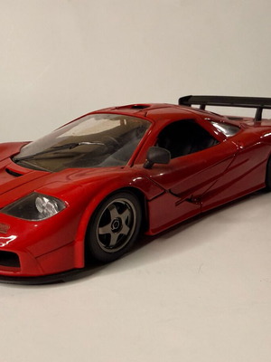 Metal model Guiloy Maclaren F1 Prototype Red used, scale 1:18