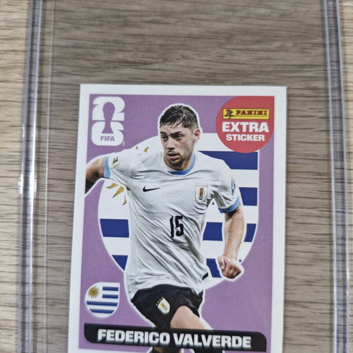 Panini World Cup 2026 Federico Valverde purple extra sticker