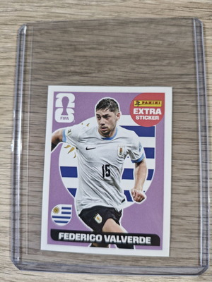 Panini World Cup 2026 Federico Valverde purple extra sticker