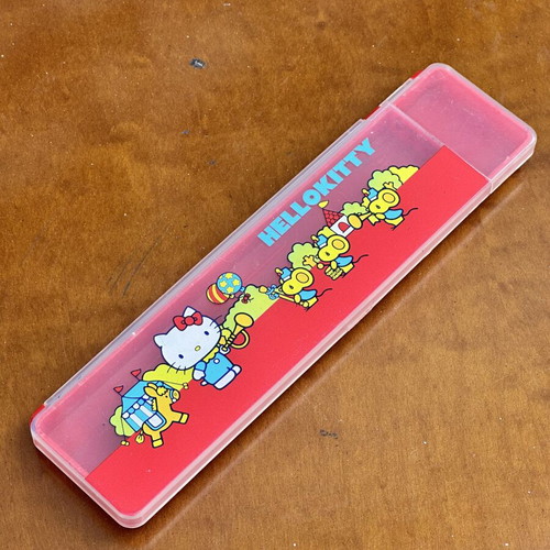 Sanrio Hello Kitty 1976 vintage pencil case, made in Japan