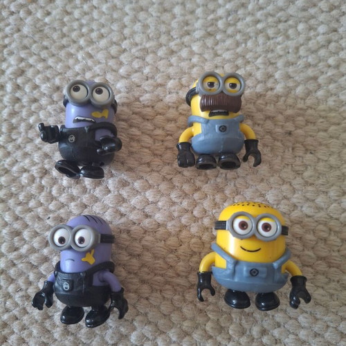 Mega Blocks Minions figures pack of 4 like new