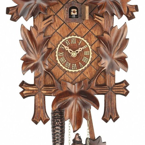 Cuckoo Clock handmade carved 1-day winding with pendulum