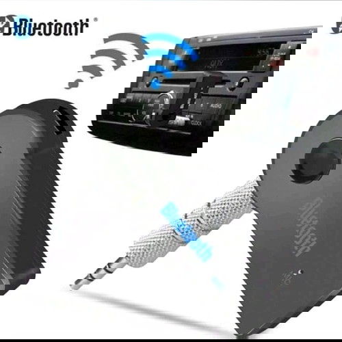 Bluetooth 3.5mm AUX Adapter Wireless Audio Receiver for Car and Speakers