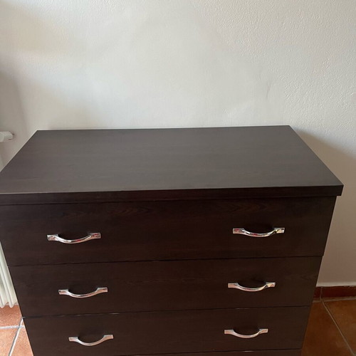 Bedroom set 160 x 200 cm used (bed, mattress, 2 nightstands, vanity set)