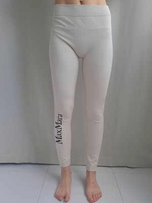 Max Mara women's leggings size L like new, beige
