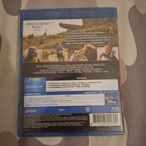Der König der Löwen Blu-Ray Disney movie