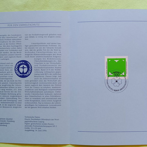 German stamps 1994 first day cover mint condition