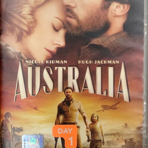 Collection of 4 used DVDs: Oliver Twist, Serena, Australia, Gangs of New York