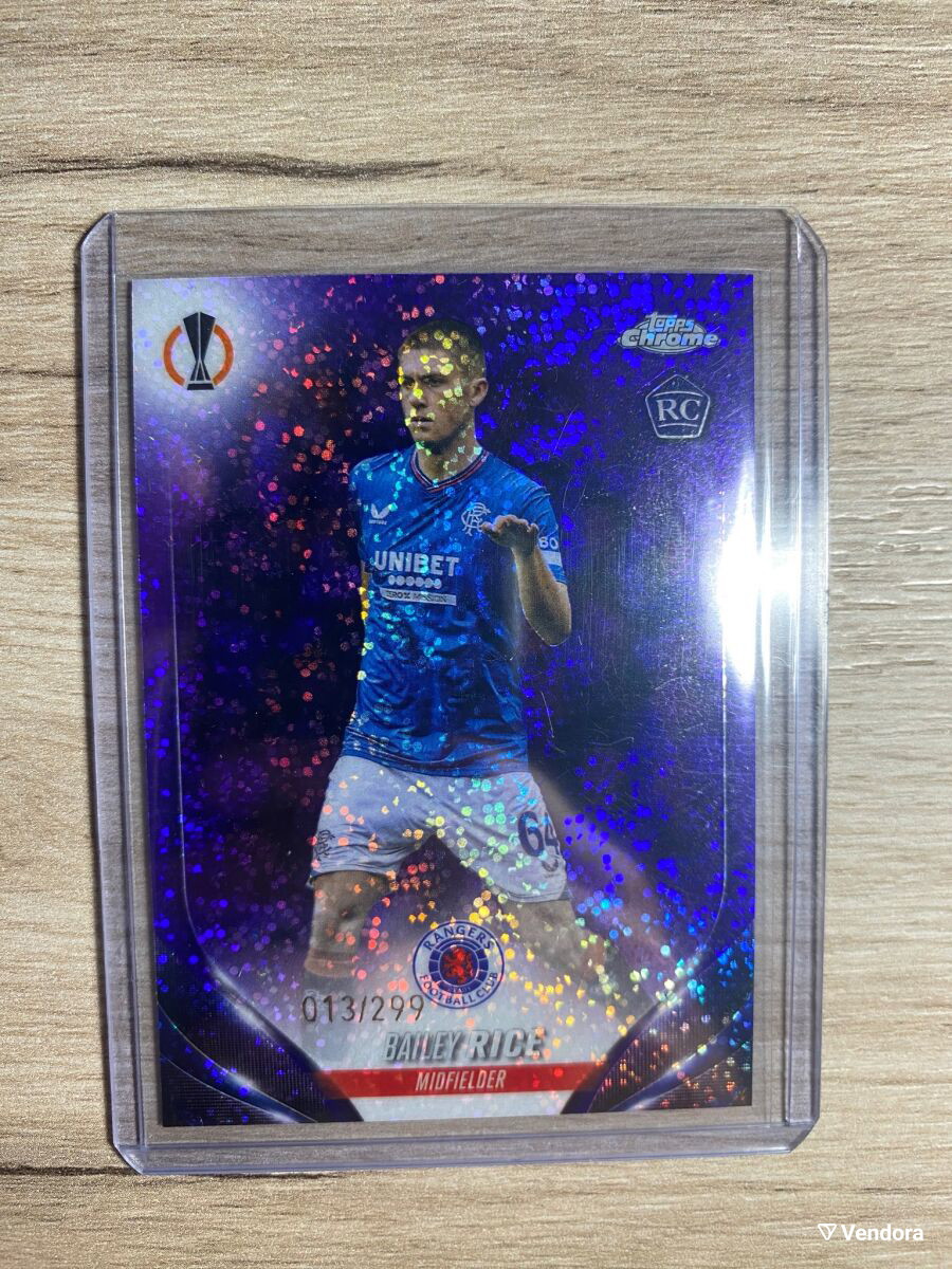 Картичка Bailey Rice RC /299 Topps Chrome… - € 2,00 - Vendora.bg