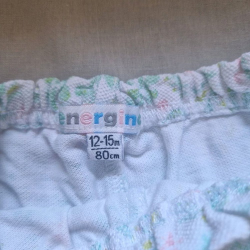 Printed shorts for 1-year-old girl like new, size 12-15 m
