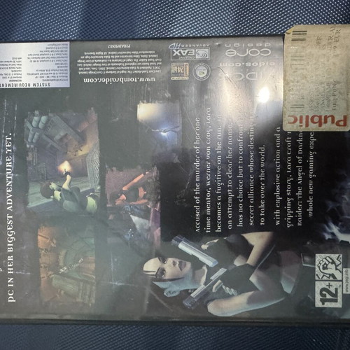 Tomb Raider PC Games used, pack of 4 classic titles with manuals