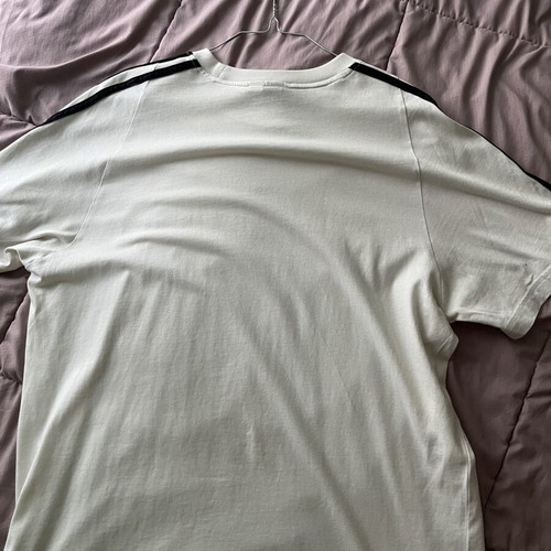 Adidas T-shirt unisex used, size L, black and white