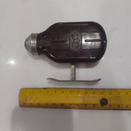 Handheld flashlight with dynamo from the 1950s like new