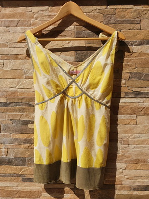 Erotokritos Paris sleeveless blouse like new, size S