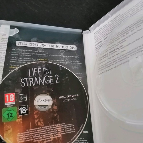 Life Is Strange 2 PC game like new