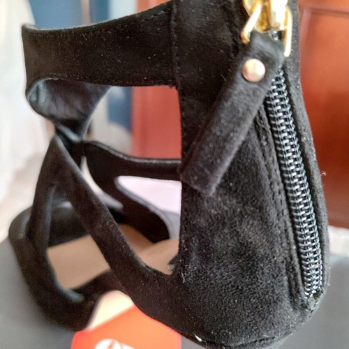 Exe sandals used, black, size 39, high heel