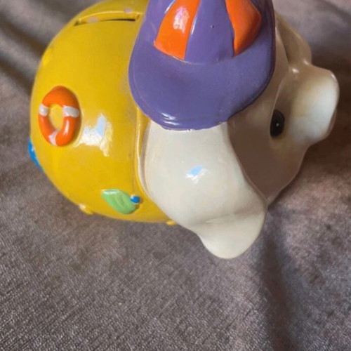 Ceramic piggy bank like new