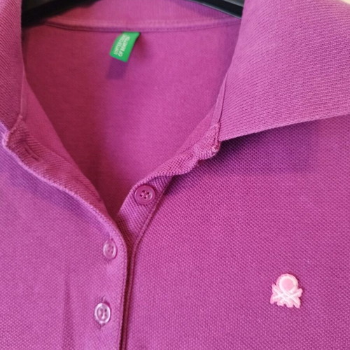 Reebok and Benneton blouses used, size M, pink