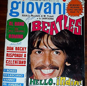 GIOVANI Ιταλικό συλλεκτικό περιοδικό του 1968 - Αφιέρωμα BEATLES κλπ