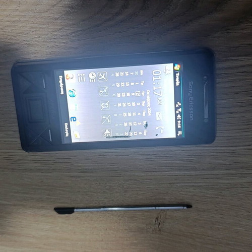 Sony Ericsson Xperia X1 used with burned pixels on screen