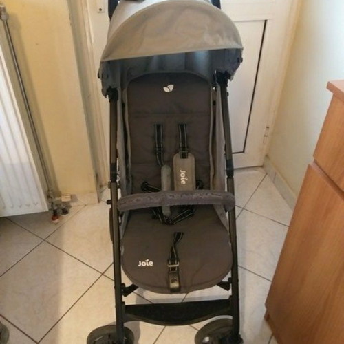Joie stroller used with waterproof canopy