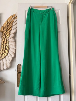 Zara Παντελόνα Σαν Καινούργιο, Πράσινη, Μέγεθος L