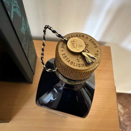 Johnnie Walker Blue Label Limited Edition empty bottle used with box