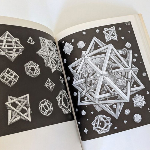 Le Monde de M. C. Escher art book used, French edition, 270 pages