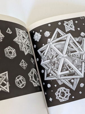 Le Monde de M. C. Escher art book used, French edition, 270 pages