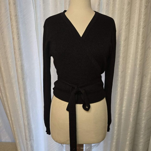 John Richmond blouse like new, size M, black and silver