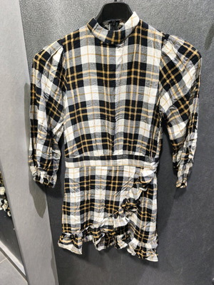 Tally Weijl checked mini dress new, size XS