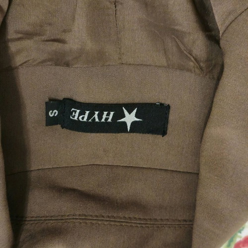 Hype brown open jacket like new, size S
